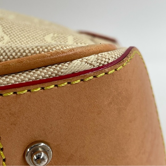 Dooney & Bourke Classic Monogram Shoulder Bag with Removable Long Strap - Picture 9 of 14